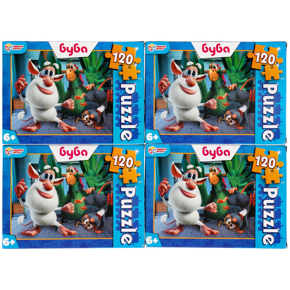 Буба. Пазлы классические в коробке. Пазл 120 деталей. Умные игры в уп.8шт в кор.8уп
