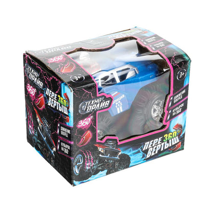 Машина-перевертыш на бат., кор.11*9*8см ТЕХНОДРАЙВ в кор.2*120шт