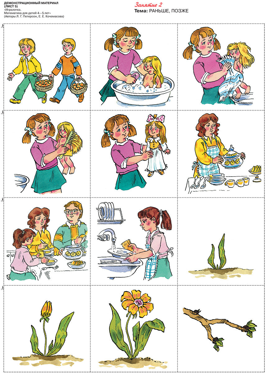 Игралочка. Математика для детей 4-5 лет. Демонстрационный материал