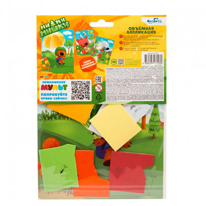 МиМиМишки. Аппликация EVA на картоне. Кеша,07228