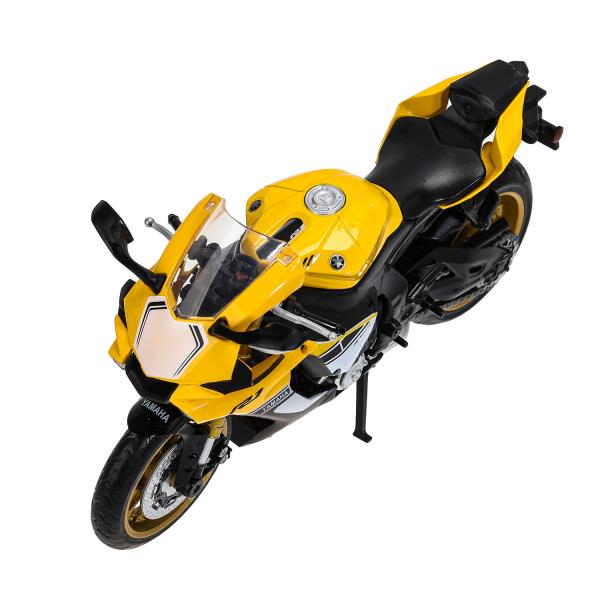 Модель металл yamaha yzf-r1 МОТОЦИКЛ, 17 см, вращающийся руль, подвеска Технопарк в кор.24шт