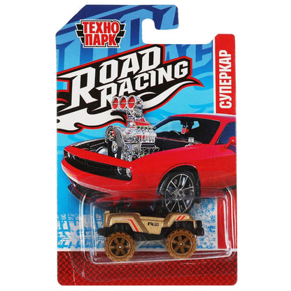 Machine en métal ROAD RACING SUISSE 7,5 cm, dans un assortiment, en blister. Parc technologique en cor.2*360шт