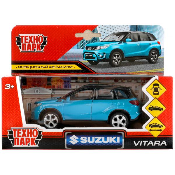 Технопарк. Модель "Suzuki vitara S 2015" 12см, металл двери, багаж, инерц, синий, арт.VITARA-12-BUBK