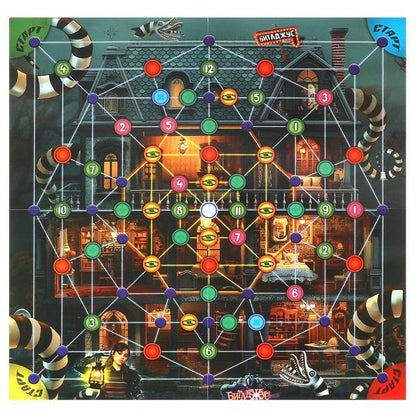 Битлджус. Квест. Настольная игра-квадрат. Премиум. 300х300х50 мм. Умные игры в кор.10шт