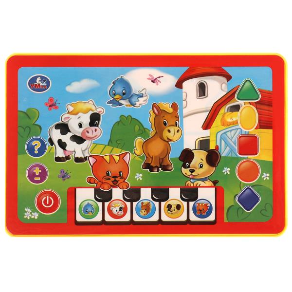 Обучающий планшетник ферма 50+ стихов, мелодий и звуков. на блист. Умка в кор.96шт