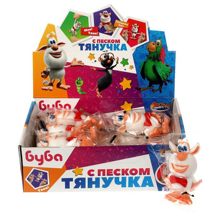 TG-211019-1-BUBA-SD (48) Тянучка с песком БУБА в дисплее 12 шт Супер Жим уп-12шт в кор.4уп