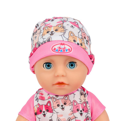 Пупс озвучивает 25см, Шаинский музыка пьет, пишет, закр. глазки, 4акс, 100 фраз КАРАПУЗ в кор.24шт