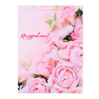 Paquet de sous-produits MAТОВЫЙ xl,roses,140 gr/м2 ЧУДО ПРАЗДНИК в кор.5*12шт