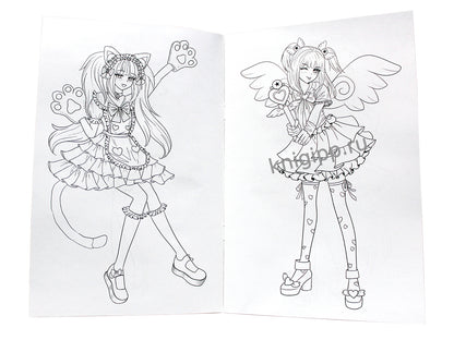 АНИМЕ-РАСКРАСКА. ВОЛШЕБНОЕ АНИМЕ