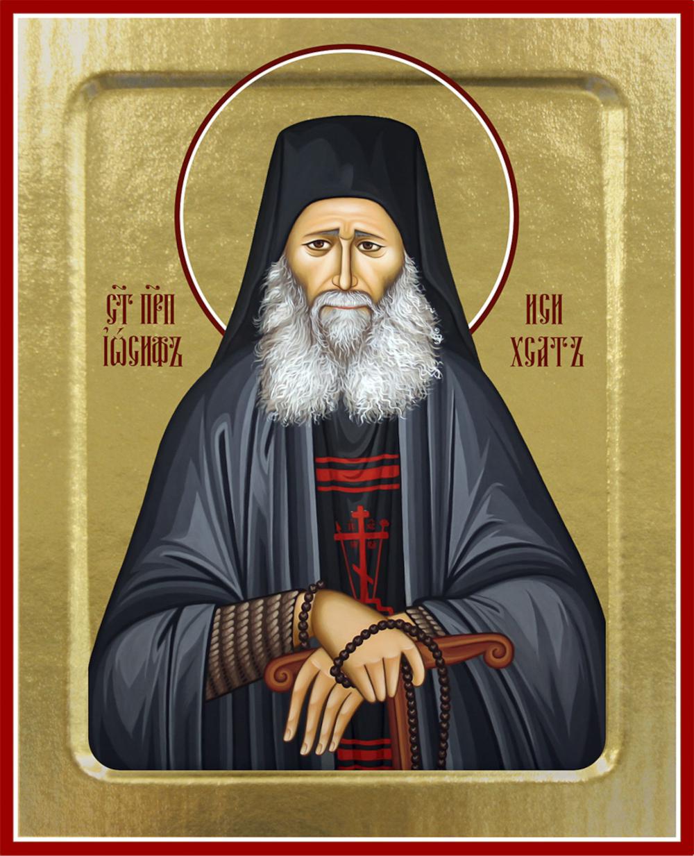 Икона Иосифа Исихаста (канонич.), преподобного (на дереве): 125 х 160