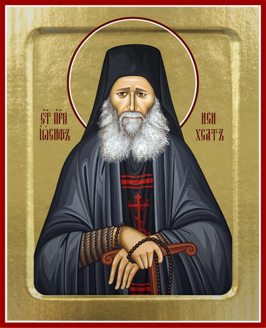 Икона Иосифа Исихаста (канонич.), преподобного (на дереве): 125 х 160