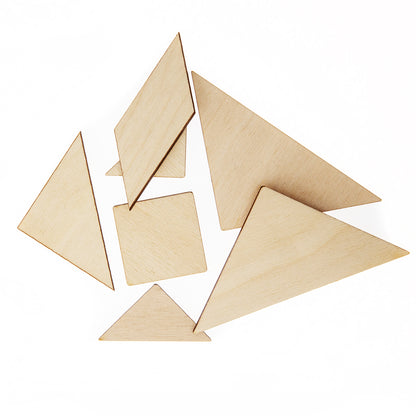 Игра-головоломка деревянная "Танграм" (большая)