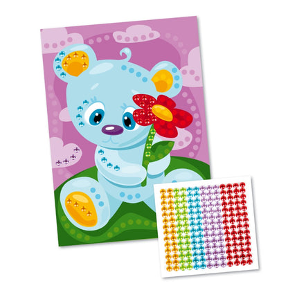 Набор для творчества. Рисунок из страза "Мишкин цветок"