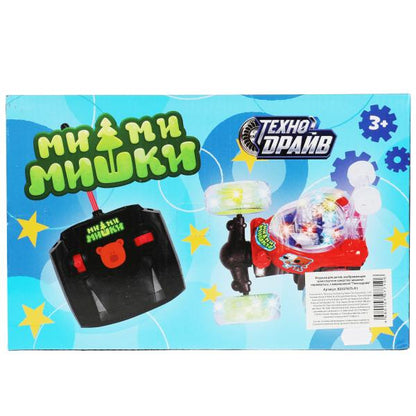 Машина-перевертыш на ру Ми-ми-мишки свет-звук, кор.28*18*16см ТЕХНОДРАЙВ в кор.24шт