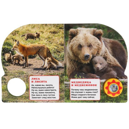 "Умка". Мамы и малыши. В. Степанов (1 кн. 10 пеcенок). Формат: 160х200мм, 10 карт. стр. в кор.24шт