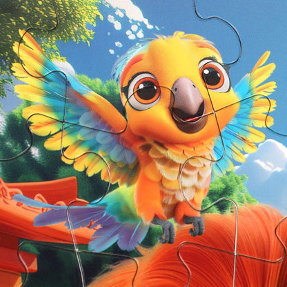 Зверята в зоопарке. Макси-пазлы. Пазл 35 деталей. 180х127х35 мм. Умные игры в кор.24шт