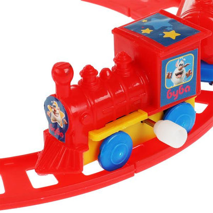 Железная дорога мультяшная БУБА дл.пути 62, блист.20*25*5см ИГРАЕМ ВМЕСТЕ в кор.2*144шт