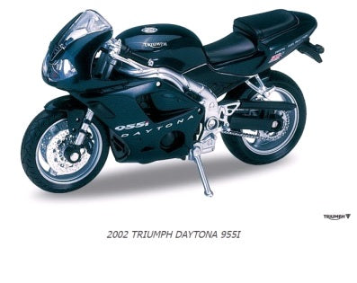 МОТОЦИКЛ металл 1:18 2002 triumph daytona 955i в кор в кор.4*12шт