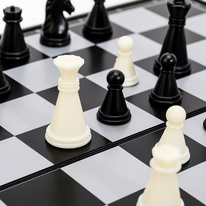 Шахматы магнитные коробка 20*8*3 см ИГРАЕМ ВМЕСТЕ в кор.2*72шт