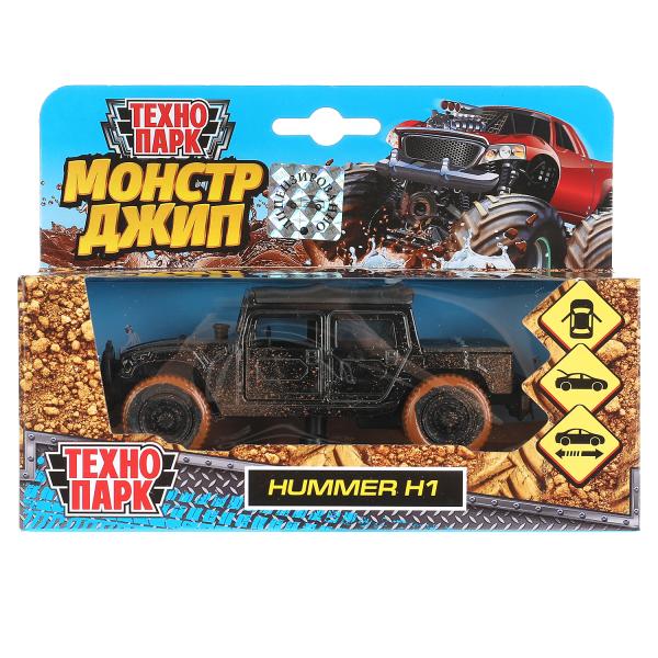 Machine en métal HUMMER h1 ПИКАП с грязью, 12 см, дв., баг., инерц., kor. Parc technologique en cor.2*24шт