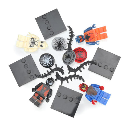 Конструктор фигурки супергероев-4 шт. Город мастеров в кор.2*120шт