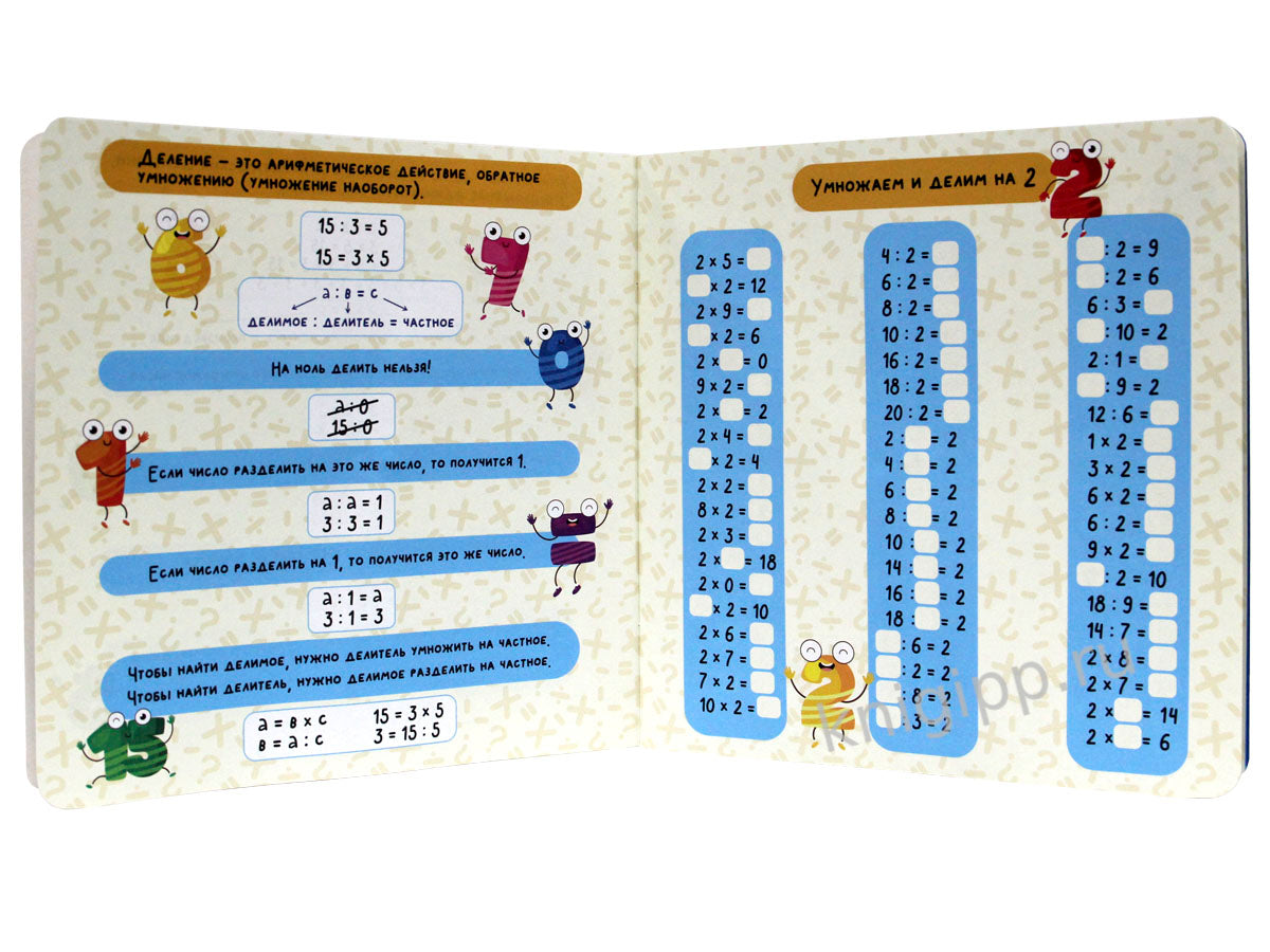 ТРЕНАЖЁР ПО МАТЕМАТИКЕ С КРУТЯЩЕЙСЯ ШПАРГАЛКОЙ. ДЛЯ МАЛЬЧИКОВ