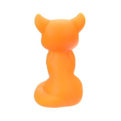 Игрушка пластизоль для ванны лиса, в сетке КАПИТОШКА в кор.2*144шт