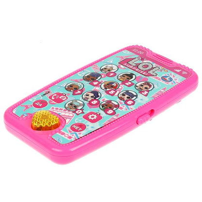 Музыкальный телефончик ЛОЛ 120+ песен,стихов,звуков.свет.блист.бат. Умка в кор.120шт
