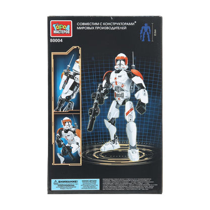 80004-ZH Конструктор сборная фигурка космические сражения, 82 дет. Город мастеров в кор.2*36шт