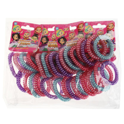 Аксесс д/девочек СКАЗОЧНЫЙ ПАТРУЛЬ резинки-пружинки 4шт на карт. dans le paquet. МИЛАЯ ЛЕДИ уп-12шт в кор50уп