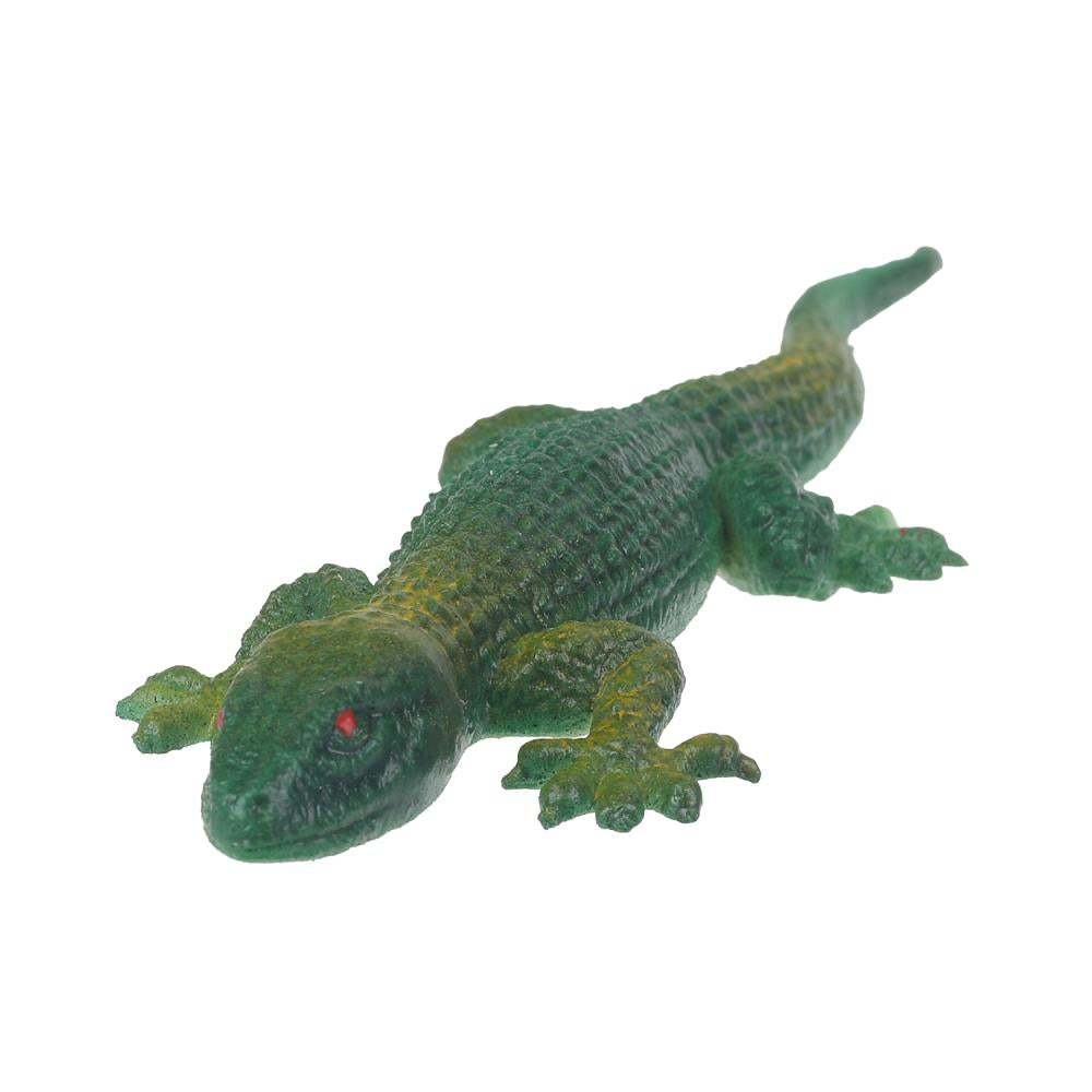 Игрушка тянучка ящерица 12 см, блистер Супер Жим в кор.12*12шт