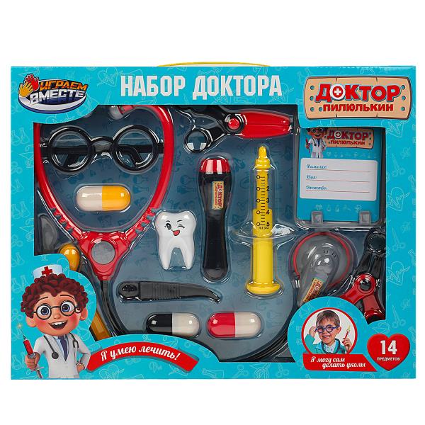 Набор доктора пилюлькин, кор.40*30*5см ИГРАЕМ ВМЕСТЕ в кор.2*18шт