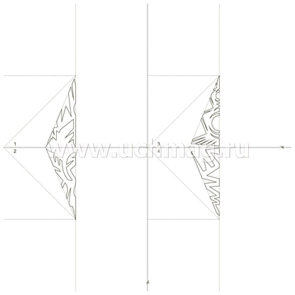 Волшебные снежинки. Новогодний тренд. 24 модели. Набор для вырезания "НОВОГОДНИЕ СНЕЖИНКИ"