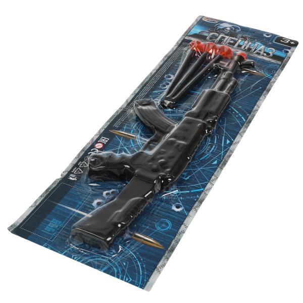 Набор оружия спецназ автомат с присосками, блист.17*52*4см ИГРАЕМ ВМЕСТЕ в кор.2*96шт