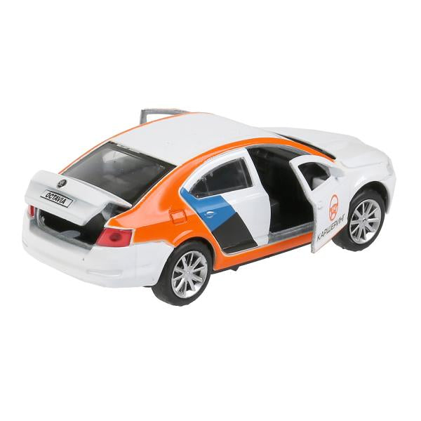 Machine en métal "skoda octavia karshering" 12 cm, ouverte, inerte., bel dans le cor. Parc technologique en cor2*36шт