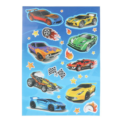Наклейки бумажные тачки MultiArt уп-25шт в кор.20уп
