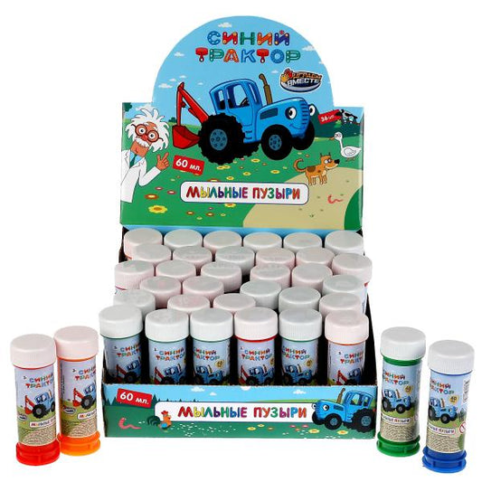 Играем вместе. Мыльные пузыри "Синий трактор" 60 мл арт.01031-60ЭД