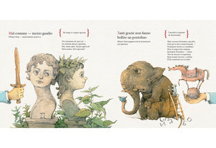 Самовар и кофеварка. 34 пары итальянских и русских пословиц : [сб. пословиц] / пер. с итал., сост. и предисл. М. В. Гойхман ; ил. В. В. Козлова. — М. : Нигма, 2018. — 48 с. : ил. — (Слово за слово).