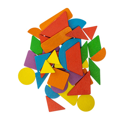 Jouets en bois pour bébé, 18 cartes, 35 pièces