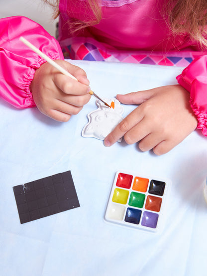 04486 Магниты из гипса под роспись "Кораблики"