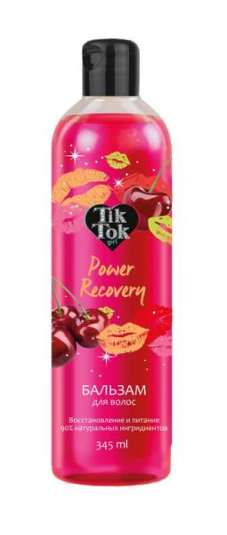 Baume pour cheveux power recovery восст-е и питание flower power 360 мл TIK TOK GIRL в кор.6шт