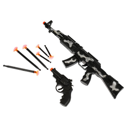 Набор оружия спецназ автомат с присосками, блист.17*50*2,5см ИГРАЕМ ВМЕСТЕ в кор.2*72шт