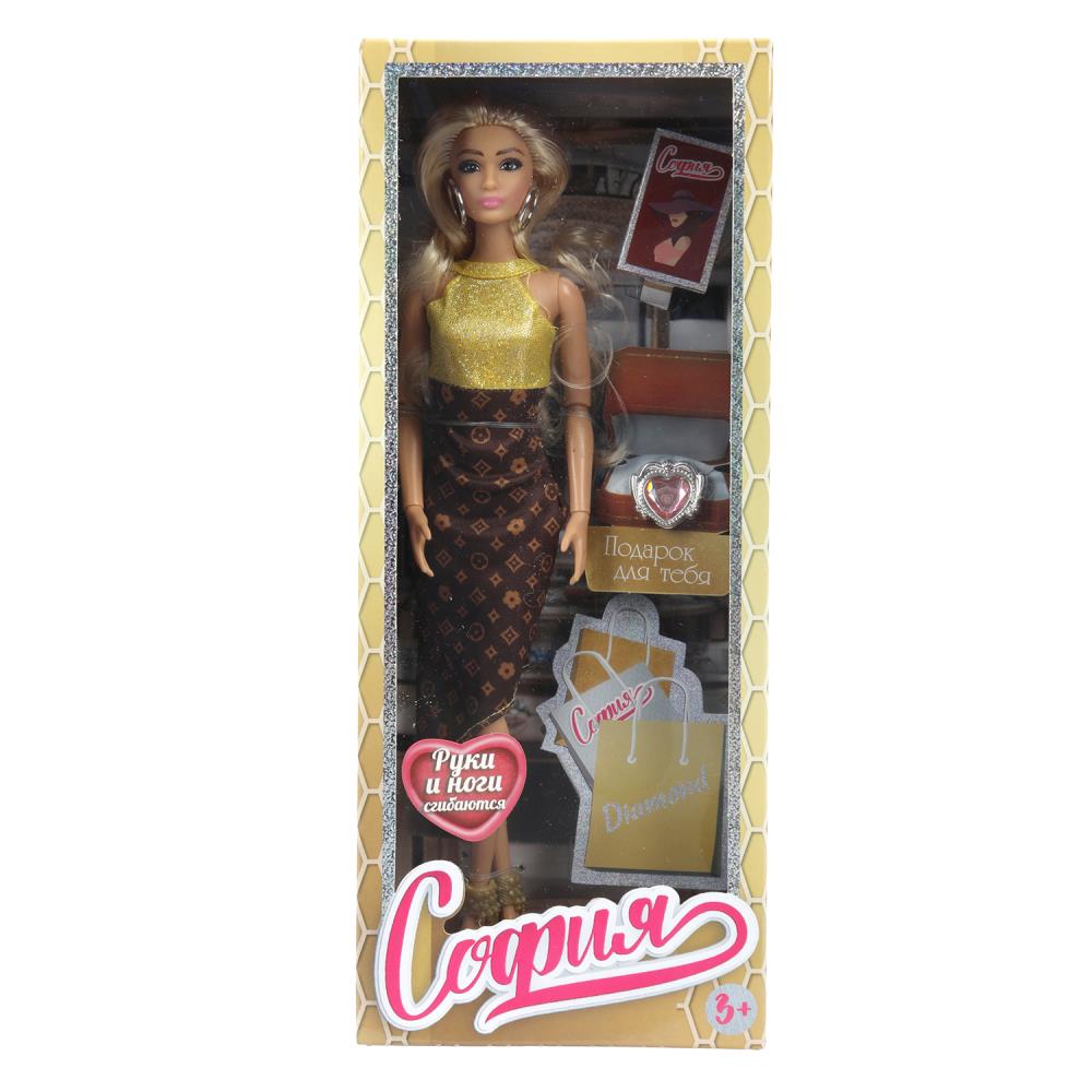 Кукла 29см, руки и ноги сгиб., акс, кор КАРАПУЗ в кор.24шт