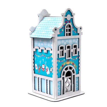 Набор для творчества. Декор своими руками. Чайный домик "Зимняя сказка" (большой)