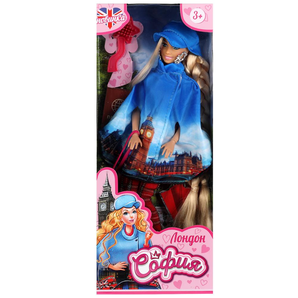 Кукла 29 см София , руки и ноги сгиб, акс, кор КАРАПУЗ в кор.24шт