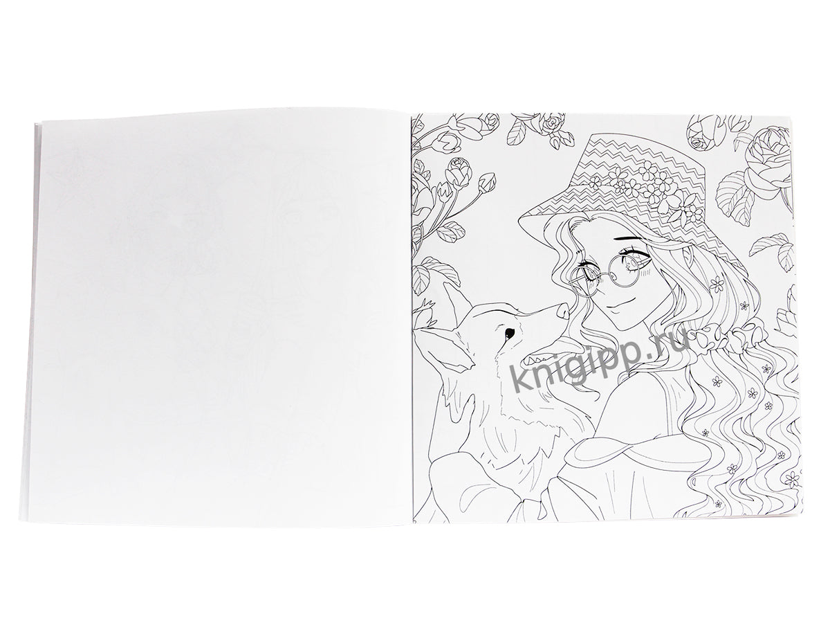 АНИМЕ РАСКРАСКА ДЛЯ МАРКЕРОВ. Современные девчонки