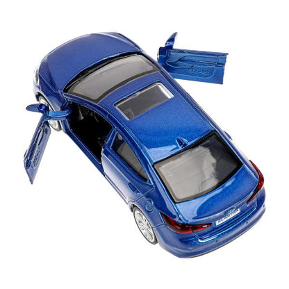 Машина металл HYUNDAI ELANTRA 11,4 см, двери, инерция, кор. Технопарк в кор.2*48шт