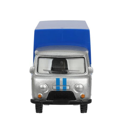 Модель металл УАЗ 3303 ПОЛИЦИЯ UAZ 11 см, двери, инерц. Технопарк в кор.2*96шт