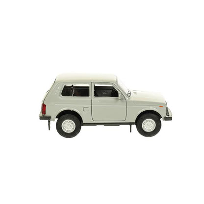 Машина металл LADA 4x4 длина 12 см,двери,багаж,инерц,темно-серый,кор Технопарк в кор.2*36шт