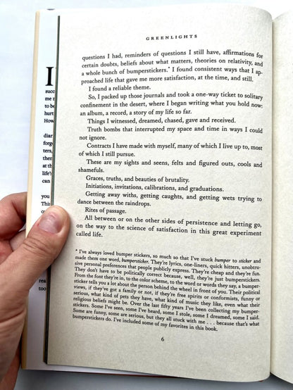 Greenlights (Зеленый свет)